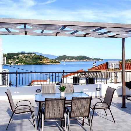 La Maison Plakes Rooftop Apt Szkiáthosz Kültér fotó
